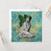 ヴィンテージグリーンフェアリーオンアクアエフエメラ カード (正面/裏面インサイチュ)