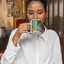 ヴィンテージグリーンフェアリーオンアクアエフエメラ