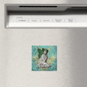 ヴィンテージグリーンフェアリーオンアクアエフエメラ マグネット (インサイチュ (食洗機))