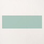 ヴィンテージグリーンフローラデザイン ヨガマット (裏面(横))