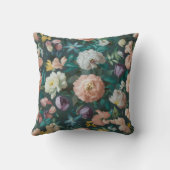 ヴィンテージグリーンフローラ春装飾用クッション クッション (裏面)