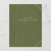 ヴィンテージグリーンブック日付の保存 案内ポストカード (正面)