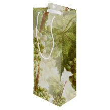 ヴィンテージグリーンブドウ&葉パターン