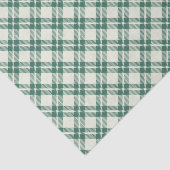 ヴィンテージグリーンプレイドチェックティッシュペーパー 薄葉紙 (詳細)