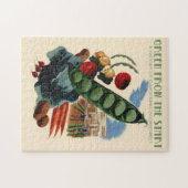 ヴィンテージグリーンベルトパズル ジグソーパズル (横)