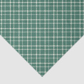 ヴィンテージグリーンホワイト市松模様にティッシュペーパー 薄葉紙 (詳細)