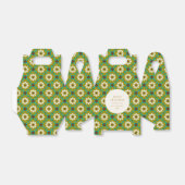 ヴィンテージグリーンボホフローラカスタムメリークリスマス フェイバーボックス (折り畳みなし)