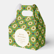 ヴィンテージグリーンボホフローラカスタムメリークリスマス