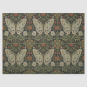 ヴィンテージグリーンモスデクページティッシュペーパー 薄葉紙 (正面)