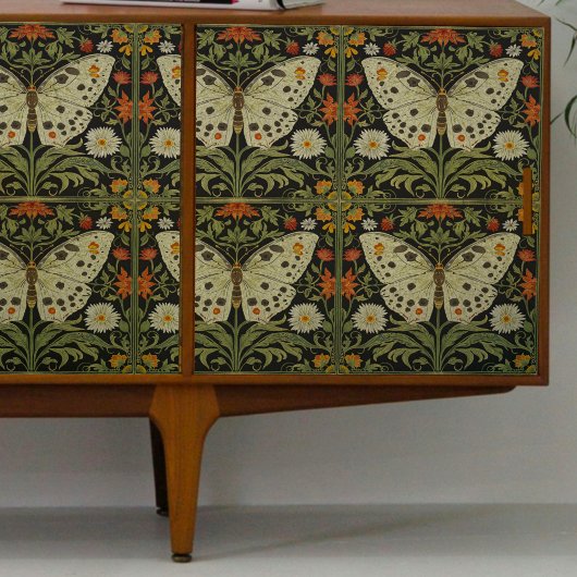 ヴィンテージグリーンモスデクページティッシュペーパー 薄葉紙