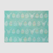 ヴィンテージグリーンレトロイースターエッグ 薄葉紙 (正面)