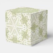 ヴィンテージグリーンレーススノーフレーク フェイバーボックス (裏面サイド)