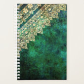 ヴィンテージグリーンレース プランナー手帳 (正面)