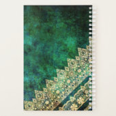 ヴィンテージグリーンレース プランナー手帳 (裏面)