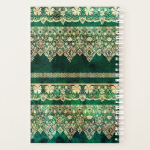 ヴィンテージグリーンレース プランナー手帳 (裏面)