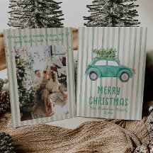 ヴィンテージグリーン予測できなハンドドロークリスマスカーツリー