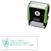 ヴィンテージグリーン出産のお知らせ男女兼用 セルフインキングスタンプ (インサイチュ)