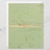 ヴィンテージグリーン紙レターヘッド (正面/裏面)