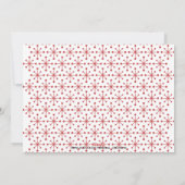 ヴィンテージグリーン1950年代のシェブメリークリスマス シーズンカード (裏面)