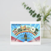 ヴィンテージグルジアのダルトンからの挨拶 ポストカード (スタンド正面)