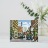 ヴィンテージグルジア通りシーン ポストカード (スタンド正面)