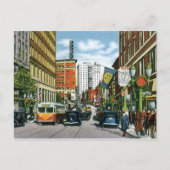 ヴィンテージグルジア通りシーン ポストカード (正面)