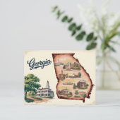 ヴィンテージグルジア，アメリカ ポストカード (スタンド正面)