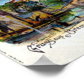 ヴィンテージグルスハウスブレマーヘブン（ゲエステブリュッケ）リトー ポスター (角)