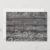 ヴィンテージグレイウッドスリーフォトホリデーカード シーズンカード (裏面)