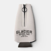 ヴィンテージグレイシャーナショナルパークロードトリップモンタナボ ボトルクーラー (裏面)