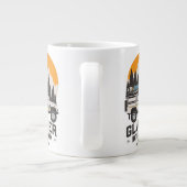 ヴィンテージグレイシャーナショナルパークロードトリップモンタナ ジャンボコーヒーマグカップ (裏面)