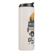 ヴィンテージグレイシャーナショナルパークロードトリップモンタナ タンブラー (回転左)