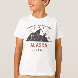ヴィンテージグレイシャーベイナショナルパークアラスカ Tシャツ