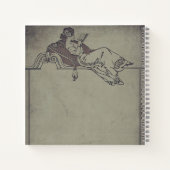 ヴィンテージグレイシークレットガーデンガーデナーズジャーナル ノートブック (裏面)