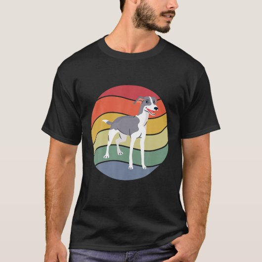 ヴィンテージグレイハウンドッグ Tシャツ (正面)