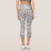 ヴィンテージグレイホワイトウィロー葉植物学 カプリレギンス (裏面)