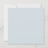 ヴィンテージグレイ植物性フローラ結婚ズ セーブザデート (裏面)