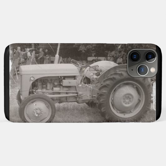 ヴィンテージグレイ・マッサージ・ファージェソン・トラクターの写真 Case-Mate iPhoneケース (裏面(横))