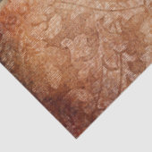 ヴィンテージグレンジー破れた金ゴールドダマスク 薄葉紙 (詳細)