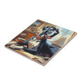 ヴィンテージグレート絵を描・ダン タイル (側面)