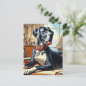 ヴィンテージグレート絵を描・ダン ポストカード (スタンド正面)