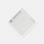 ヴィンテージグレーファミリー姓結婚ズ スタンダードカクテルナプキン (角)