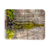 ヴィンテージグレープデジタルアートマグネット マグネット (横)