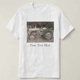 ヴィンテージグレーマッシーファージェジストトラクター写真 Tシャツ
