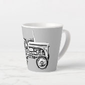 ヴィンテージグレーマッシーファージソントラクタージャイアントコーヒー カフェラテマグ (右アングル)