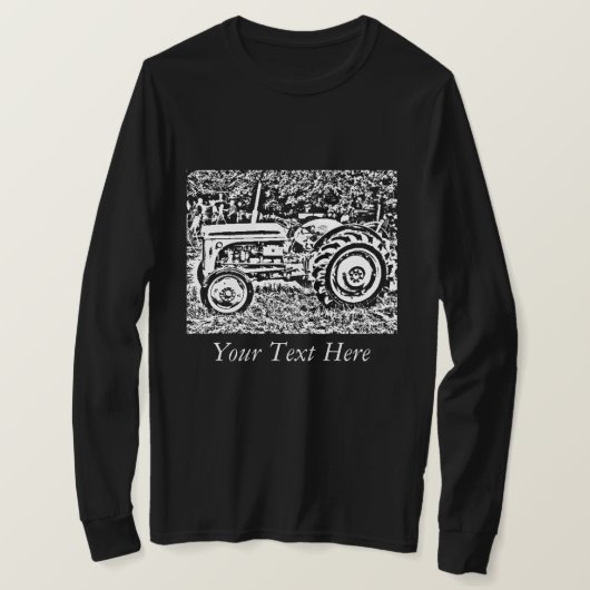 ヴィンテージグレーマッシーファージソントラクターTシャツ Tシャツ (デザイン正面)