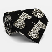 ヴィンテージグレーマッシーファージゾントラクター ネクタイ (ロール)