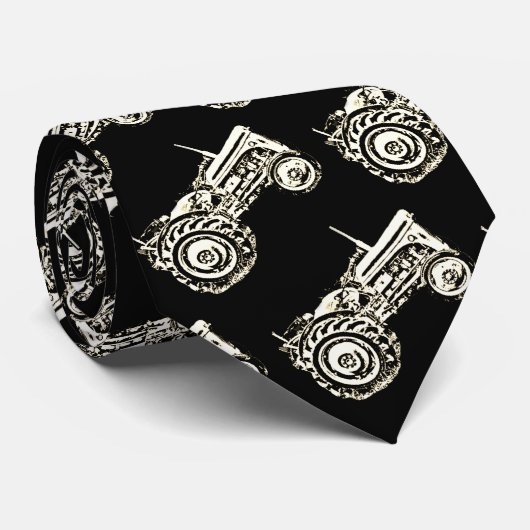 ヴィンテージグレーマッシーファージゾントラクター ネクタイ (ロール)