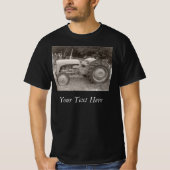 ヴィンテージグレーマッシーファーディソントラクター写真Tシャツ Tシャツ (正面)