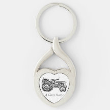 ヴィンテージグレー・マッセイ・ファーガソントラクターの写真 